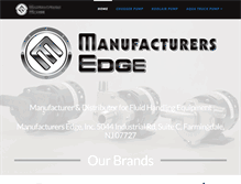 Tablet Screenshot of mfg-edge.com